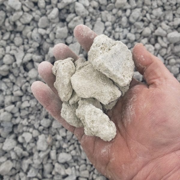 #4 Limestone in hand for scale and detail